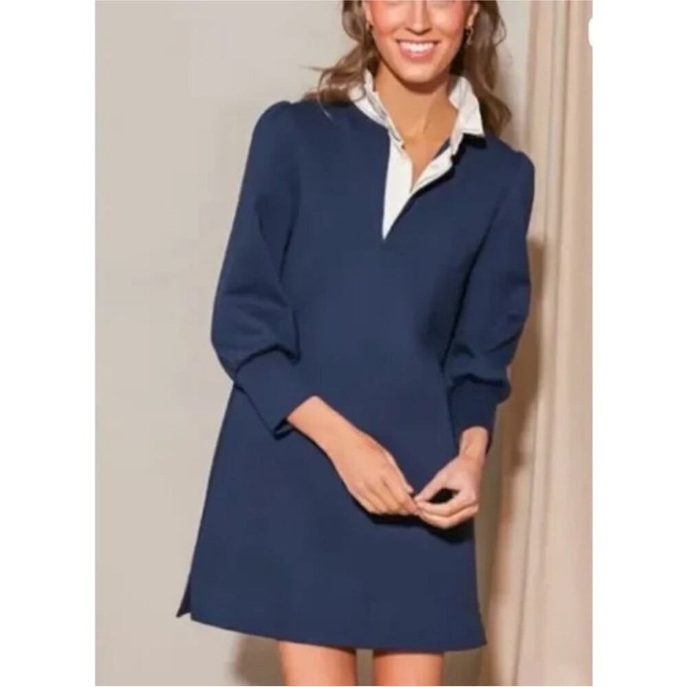 Pomander Place Tuckernuck Charlotte dress in navy size xs